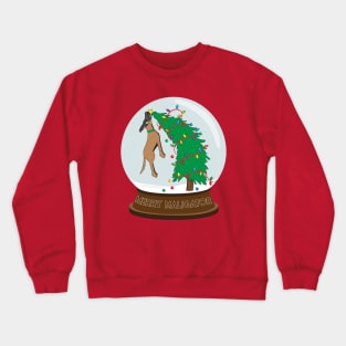 Merry Maligator Globe Crewneck Sweatshirt